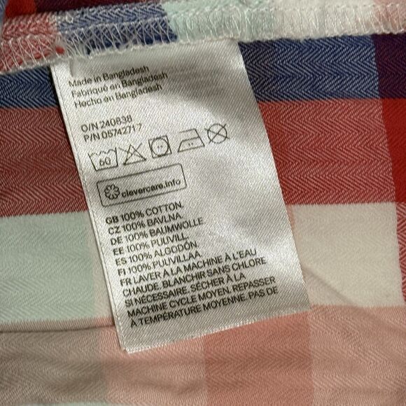 H&M girls Sleeveless dress Size 6-9M in a cotton weave with a collar Y buttons - Picture 13 of 16